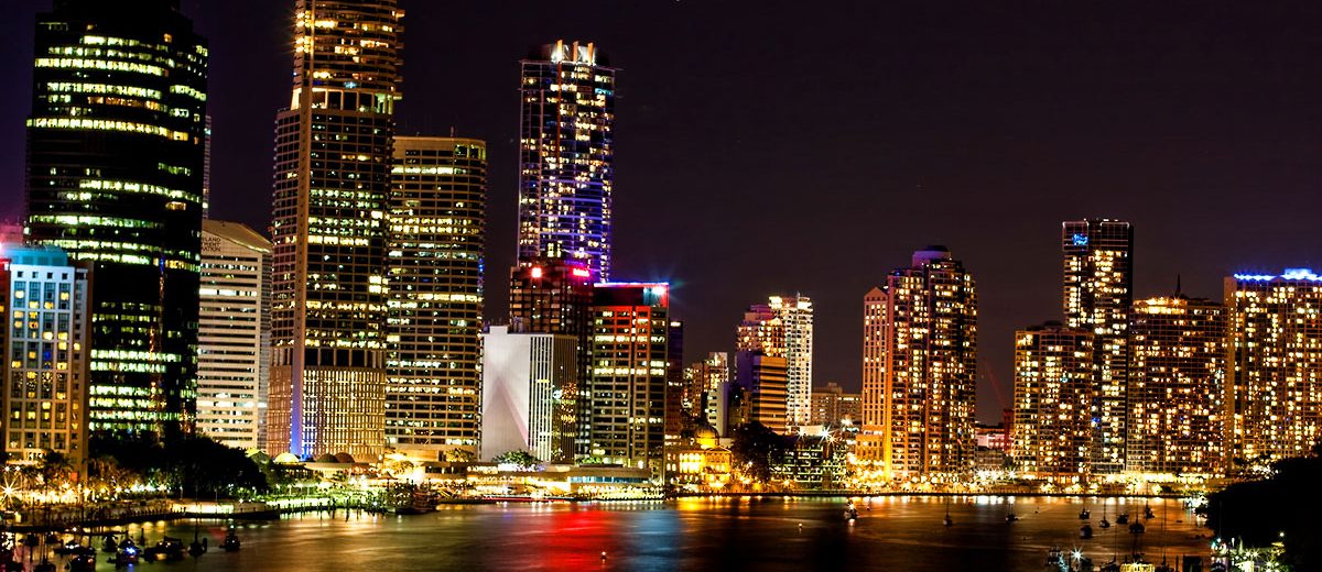 Kangaroo point brisbane night