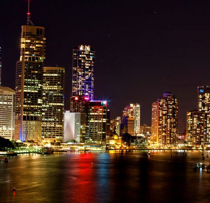 Kangaroo point brisbane night