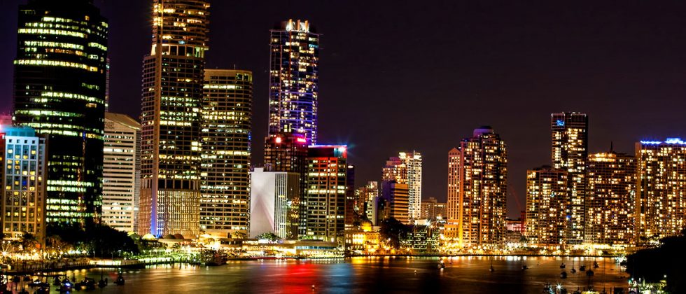 Kangaroo point brisbane night