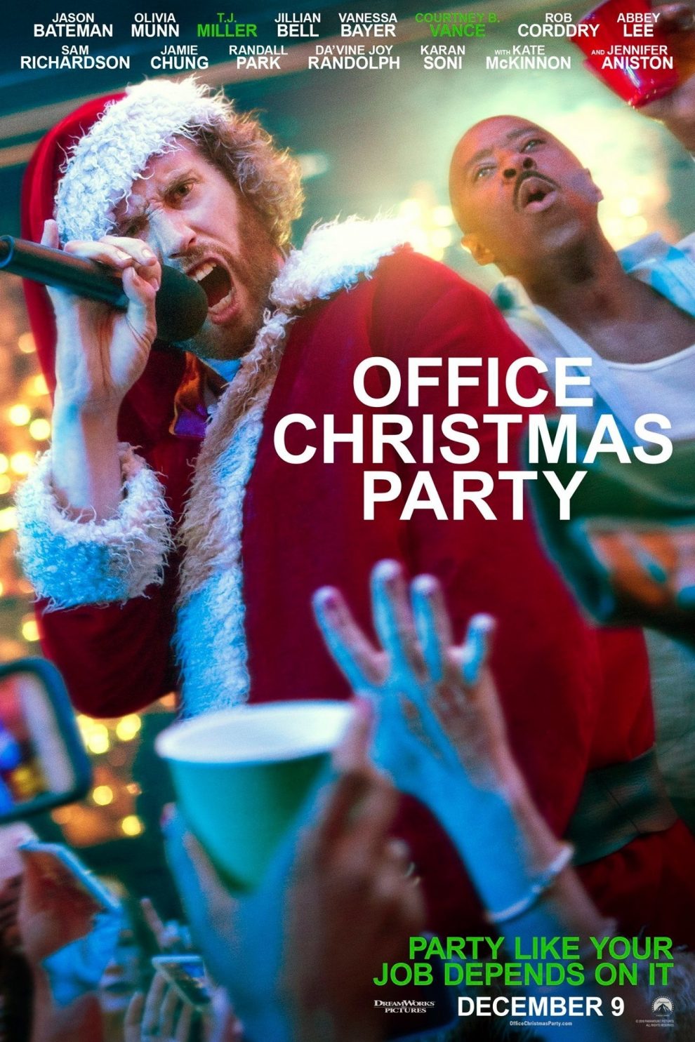 Poster for the movie "Office Christmas Party"
