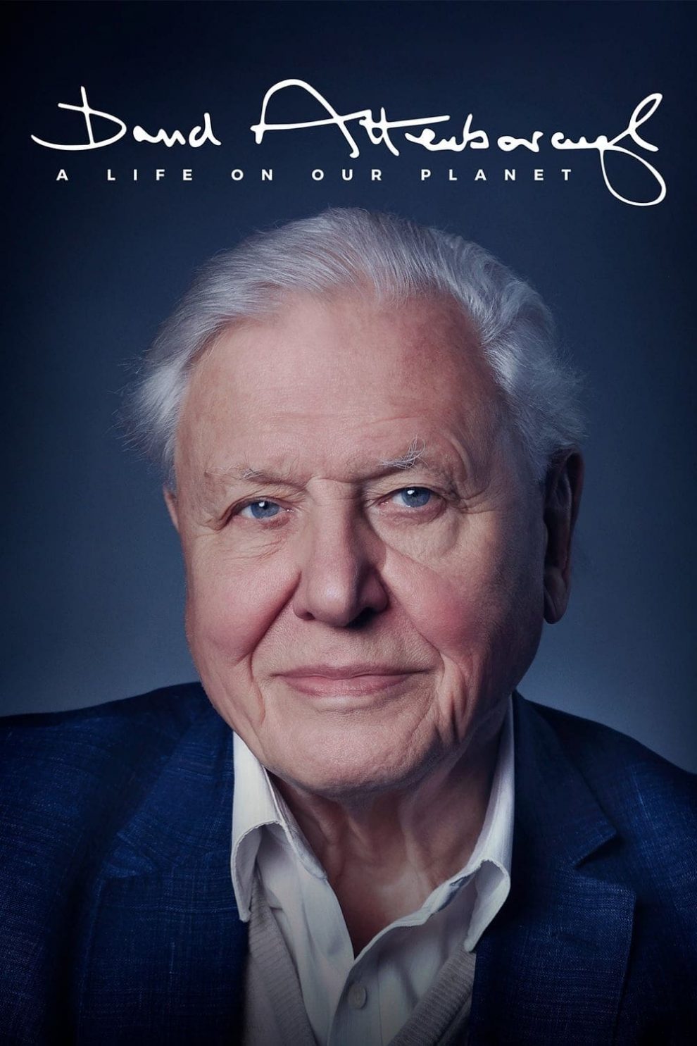 Poster for the movie "David Attenborough: A Life on Our Planet"