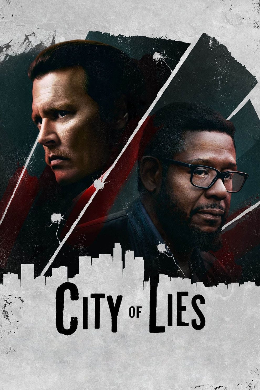 Poster for the movie "City of Lies"