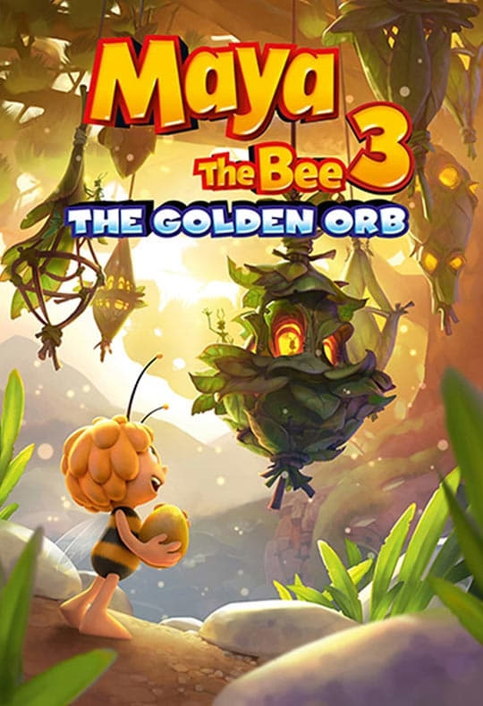 Poster for the movie "Maya the Bee 3: The Golden Orb"