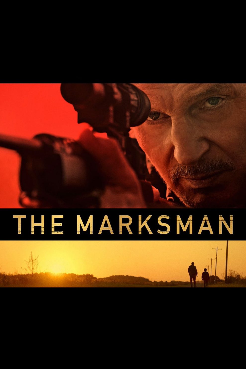 Poster for the movie "The Marksman"