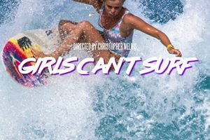 Poster for the movie "Girls Can't Surf"