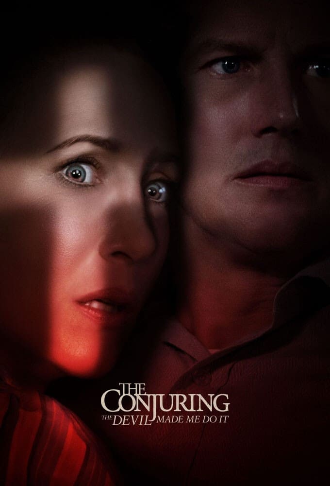Poster for the movie "The Conjuring: The Devil Made Me Do It"