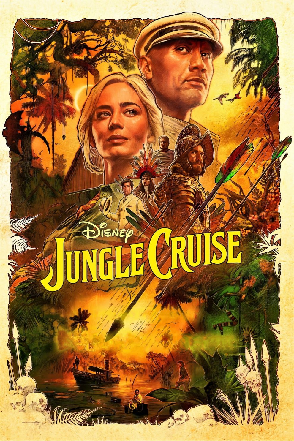 Poster for the movie "Jungle Cruise"