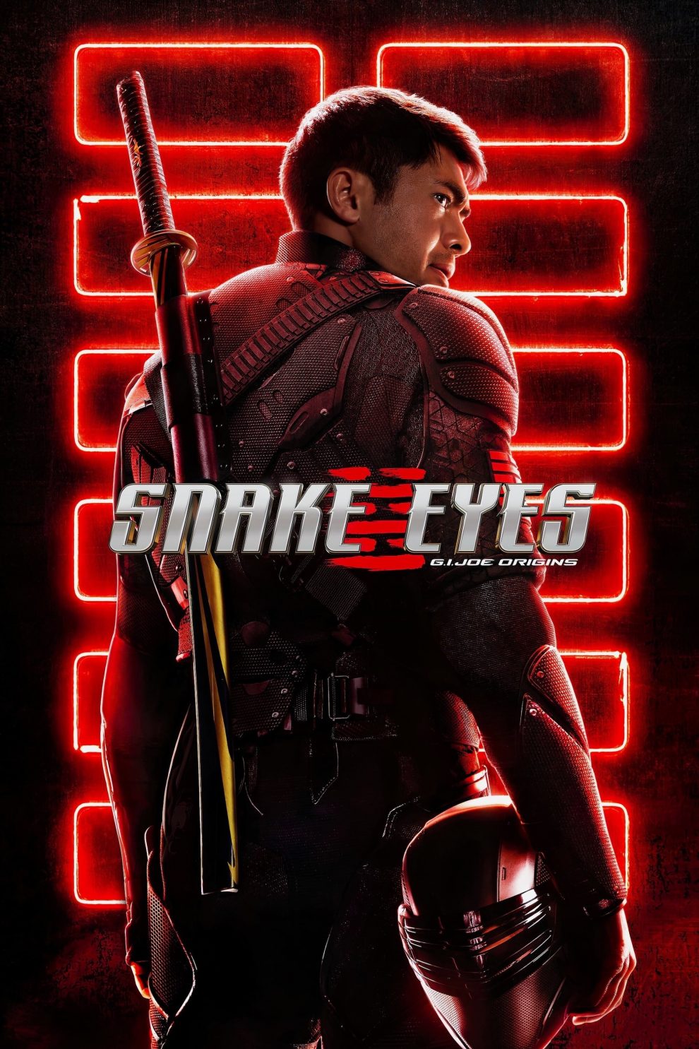 Poster for the movie "Snake Eyes: G.I. Joe Origins"