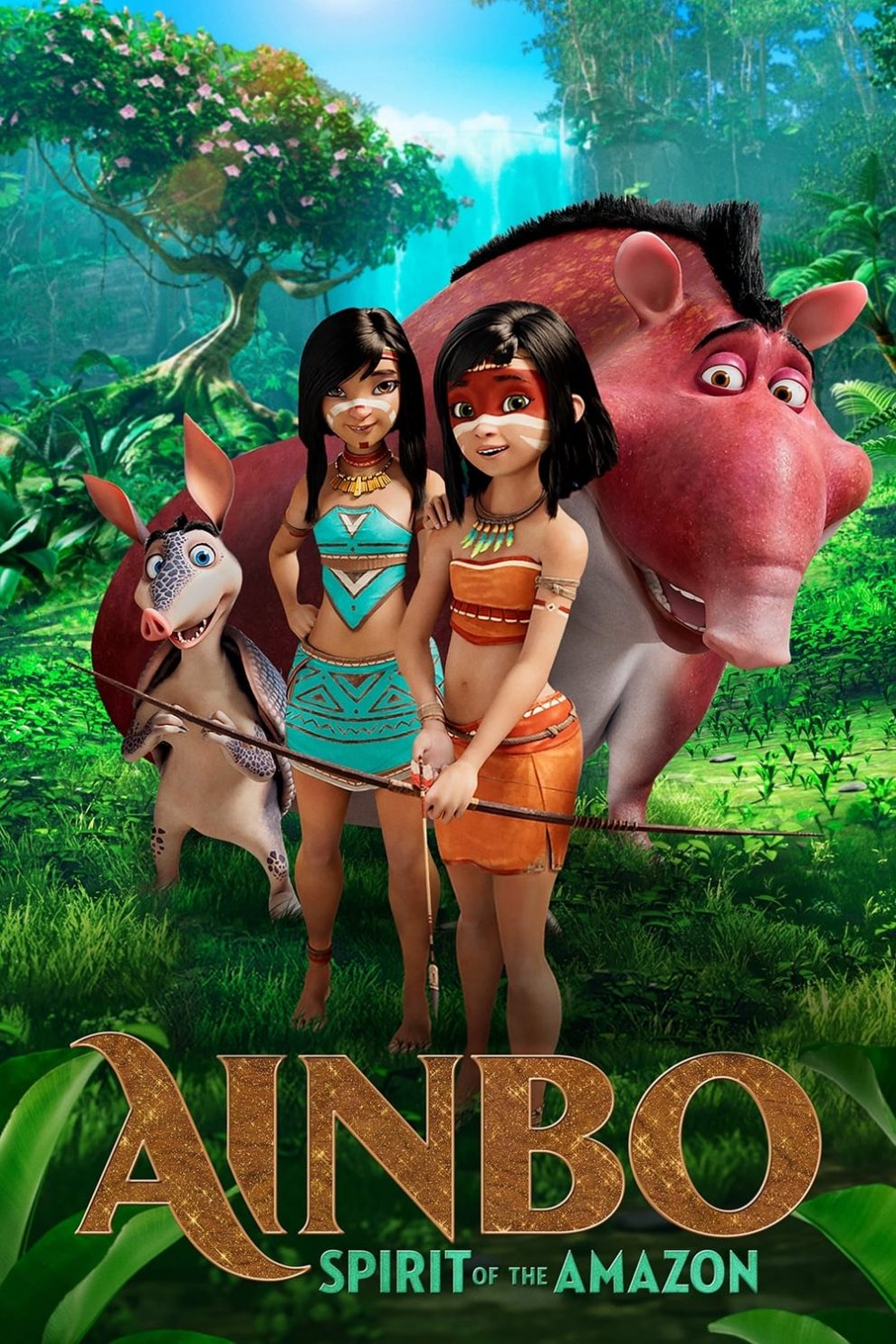 Poster for the movie "Ainbo: Spirit of the Amazon"